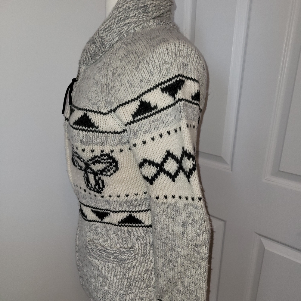 TNA wool zip sweater - Picture 3 of 4